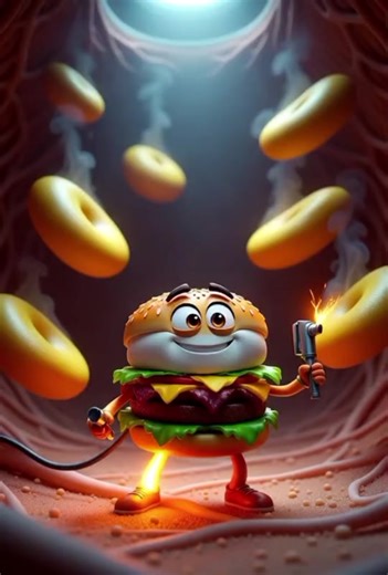 What Junk Food Does Inside Your Body: A 3D Animation