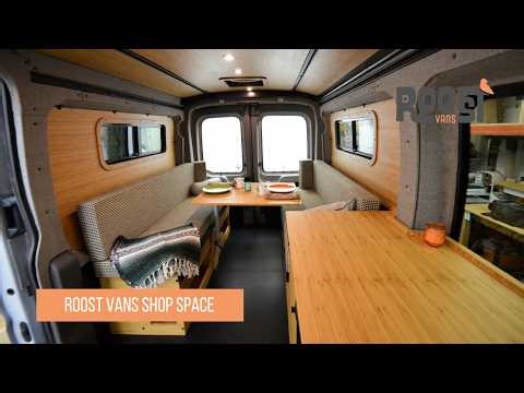 Start Planning Your Van Build | Roost Vans Shop Space