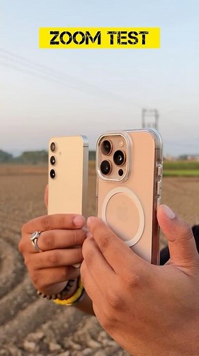 iPhone 16 pro vs Samsung s24 zoom test