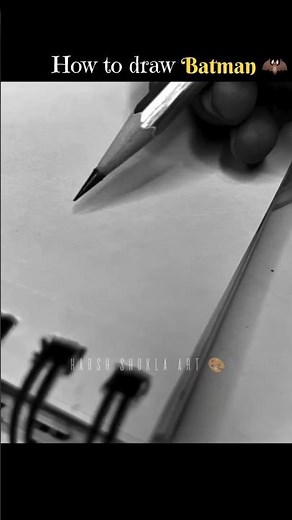 🗿How to Draw Batman in 30 Seconds 🦇✏️