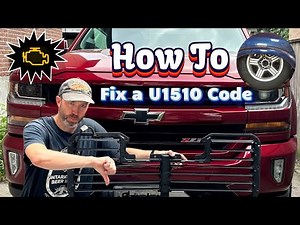 How To Fix a Check Engine U1510 Code on a 2017-2018 Silverado
