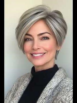 Short Hair styles for women over 60// trending 2026