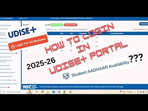 UDISE+ Portal Login & Profile Completion | Easy Guide for Teachers #udise #udiseplus #udise2025