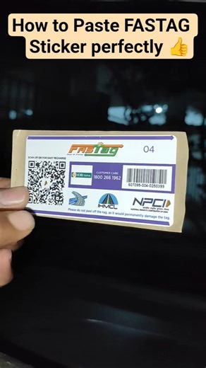 👍FASTag Correct Pasting Method | Beginners MUST Watch 🔥