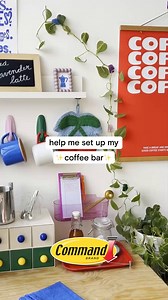 Style your caffeination station damage-free. Shop the Command™ Limited Edition Color Collection. | Command