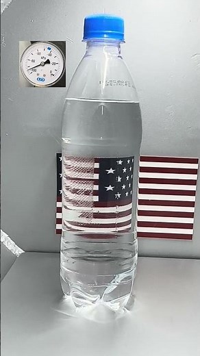 Vacuum VS Bottle of Sparkling Water – Extreme Pressure Experiment