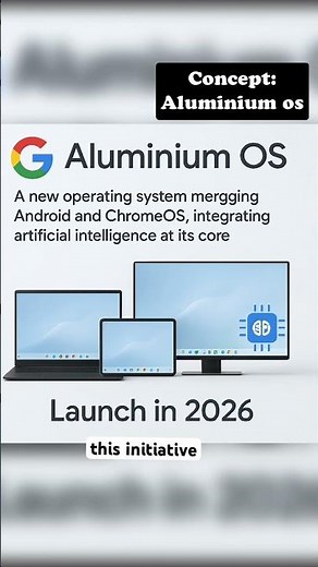 Google’s New OS Leaked? 😱 Android + ChromeOS = Aluminium (rumour) #google #chromeos #android #apple