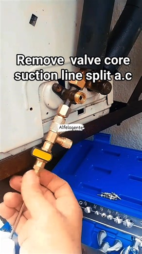 140K views · 476 reactions | Remove valve core #everyone #RefrigerationTech #HVACtech #fblifestyle | Alfe Logente | Facebook