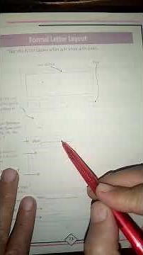 formal letter lay out how to write a formal letter