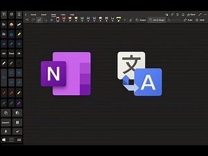 OneNote Quick Tips - Foreign Language translation from handwriting, built in Google/Bing translate