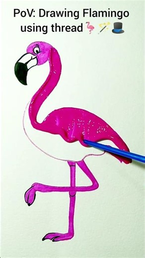 Drawing using thread 🤔 #shorts #art #explore #drawing #threads