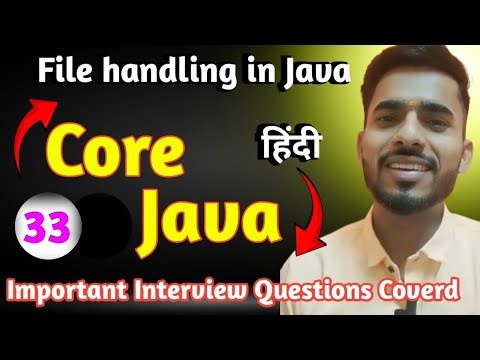 Core Java Series | File handling in Java ✅