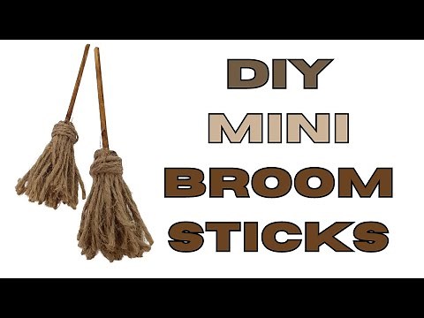 DIY Mini Broom Stick