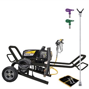 Wagner ProSpray 3.25 Paint Sprayer Lowboy Plus - Includes 24" Spray Tip Extension Pole and Fine Finish Tip 310