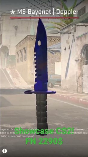 M9 Bayonet | Doppler Phase 4 in Counter Strike 2 🔫🔥#cs2 #counterstrike #counterstrike2 #csgo #skin