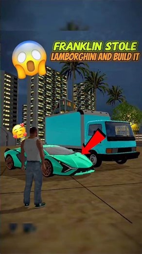 Franklin stole lamborghini 😯😱