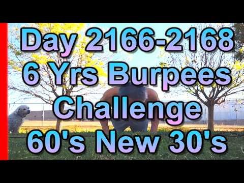 100 Burpees a Day 1 Year Result. No Excuses "No Equipment" Repping Everyday #fitover50