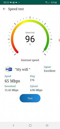 Network speed test Wi-Fi 5G 4G