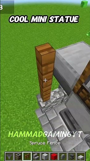 Cool Mini Statue in Minecraft 🤯 | Easy Build Tutorial