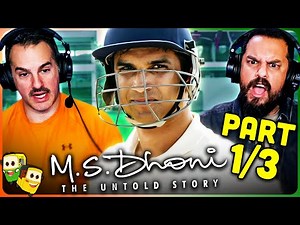 M.S. DHONI: THE UNTOLD STORY (Part 1/3) Movie Reaction! | Sushant Singh Rajput | Kiara Advani