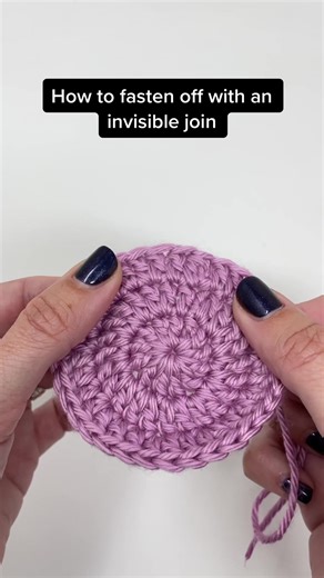Invisible Crochet Join: Fasten Off Like a Pro