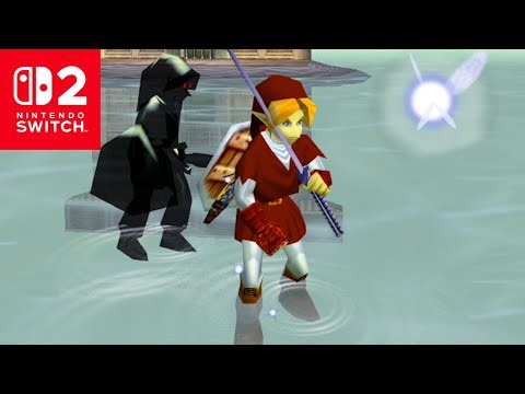 Zelda Ocarina Of Time (Nintendo Switch 2) - 100% Walkthrough Part 23 Gameplay - Dark Link Boss Fight