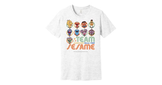 Sesame Street Team Sesame Adult T-Shirt