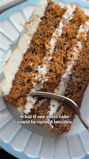 Triple Layer Carrot Cake 🥕