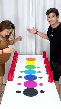 family game move the Cup and match same colours #gameplay