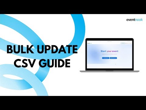 EventNook - Bulk Update CSV Guide