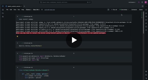 #dataengineering #databricks #spark #customsource | Davide Airaghi