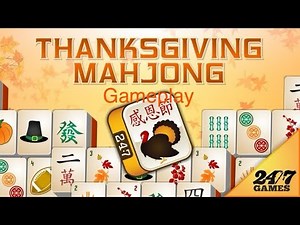 247 Thanksgiving Mahjong Gameplay