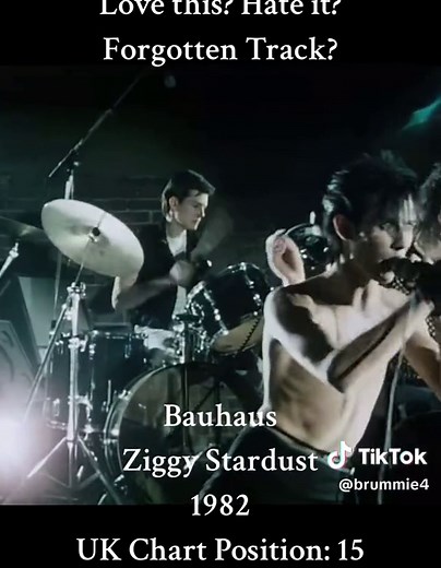 Bauhaus Ziggy Stardust 1982 Cover Version