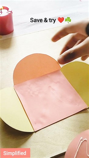 DIY Small Envelope for Money & Notes 💛.