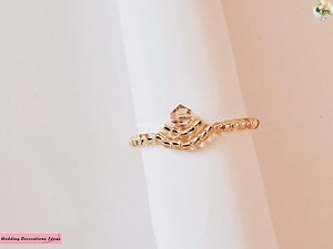 How to Make Easy Bead Ring Tutorial | Wedding Decoration Ideas