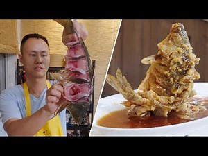 Chef Wang's learning result: "Crispy Sweet and Sour Fish" (Please use CC auto-translate for English)