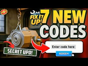 🔥NEW🔥ALL WORKING FIX IT UP CODES (NOVEMBER 2025) | FREE BOOSTS + REWARDS | ROBLOX