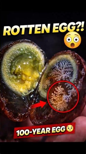 Would You Eat a 100-Year-Old Egg? 😳 #chinesefood #streetfood #food #foodshorts #shorts