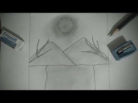 🤩 How to Draw a Realistic Landscape Scene (Step-by-Step for Beginners!)