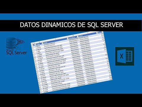 Tabla Dinámica con Datos de SQL SERVER