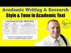 Style, Tone & Hedging in Academic Writing - With Synthesis Practice