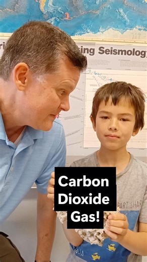 CO2 gas is inside that rock… and in the atmosphere too!
