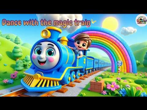 🚂 The Happy Dance Train Song | Fun Kids Dance & Colors | Rainbow Kids TV