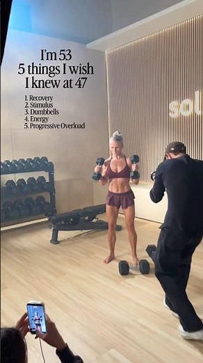 5 things I wish I knew sooner 💪🏻 dumbbell workout (CEE comment)