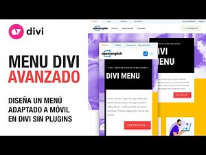 Cómo crear un menú principal con un menú secundario responsive en divi theme builder
