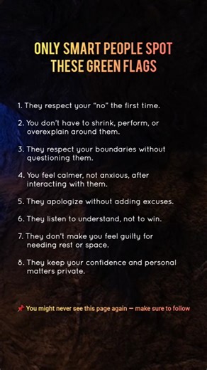 Only smart people spot these green flags #psychology #selfawareness #shorts #foryou