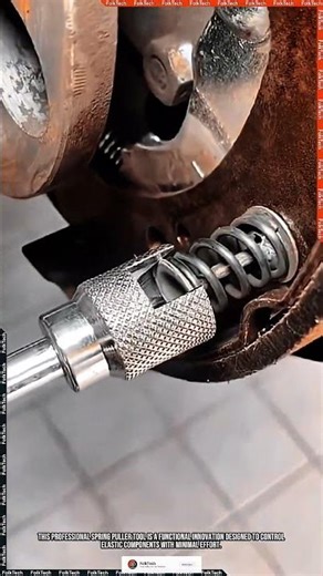 Spring Puller: Installing Metal Coils With Steady Strong Precise #tool #tools #innovation