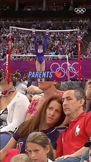 OLYMPIC GYMNAST’S VIRAL PARENTS REACTION‼️
