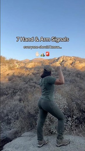 Some basic hand & arm signals. These vary by branch but are basics every team / family should know.