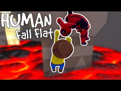 THE FLOOR IS LAVA IN HUMAN FALL FLAT! | Multiplayer Human Fall Flat Gameplay